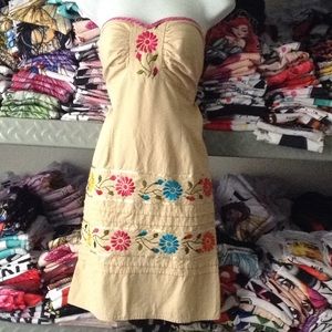 Beautiful Mexican fiesta sexy sleeveless dress